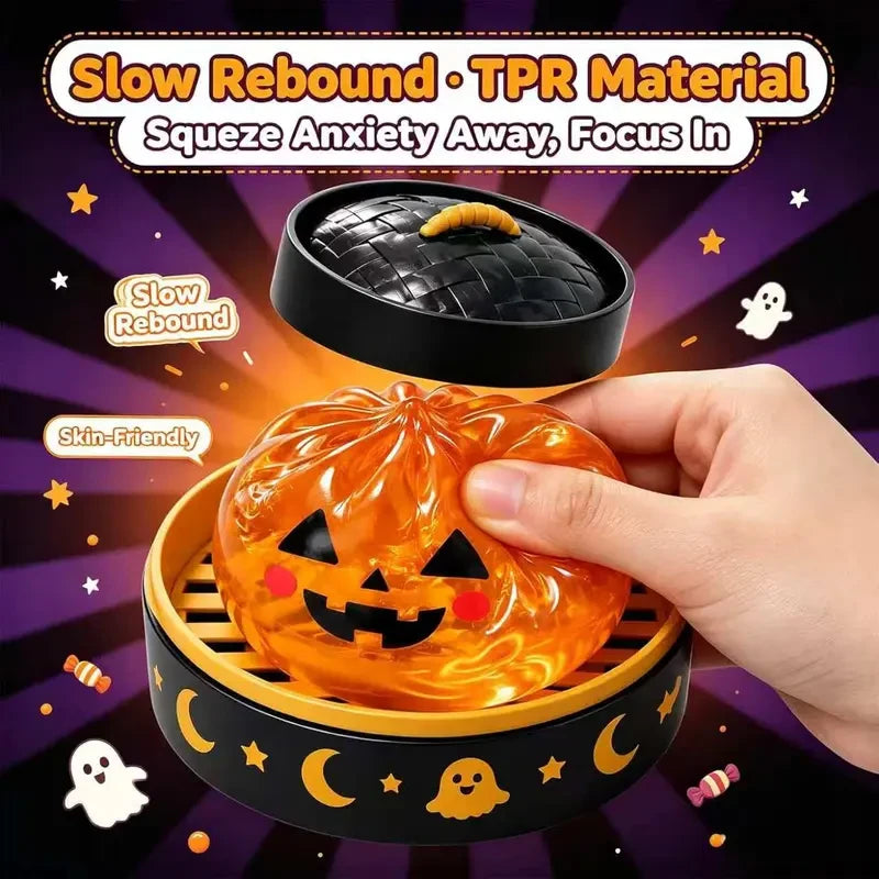 Spooky Glitter Ghost Squeeze Toy