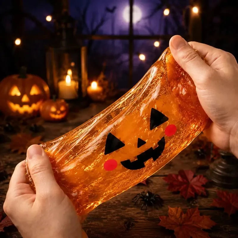 Spooky Glitter Ghost Squeeze Toy
