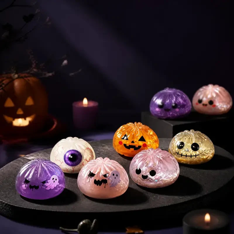 Spooky Glitter Ghost Squeeze Toy