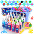 Magic Elf Water Toy Kit, Aqua Water Gel Magic Elf Pets Kit for Kids, Squishy Maker Toy with 20 Magic and 16 Shape Molds Pets, Birthday Gifts Crafts DIY for Kids, Make Your Own Squishies