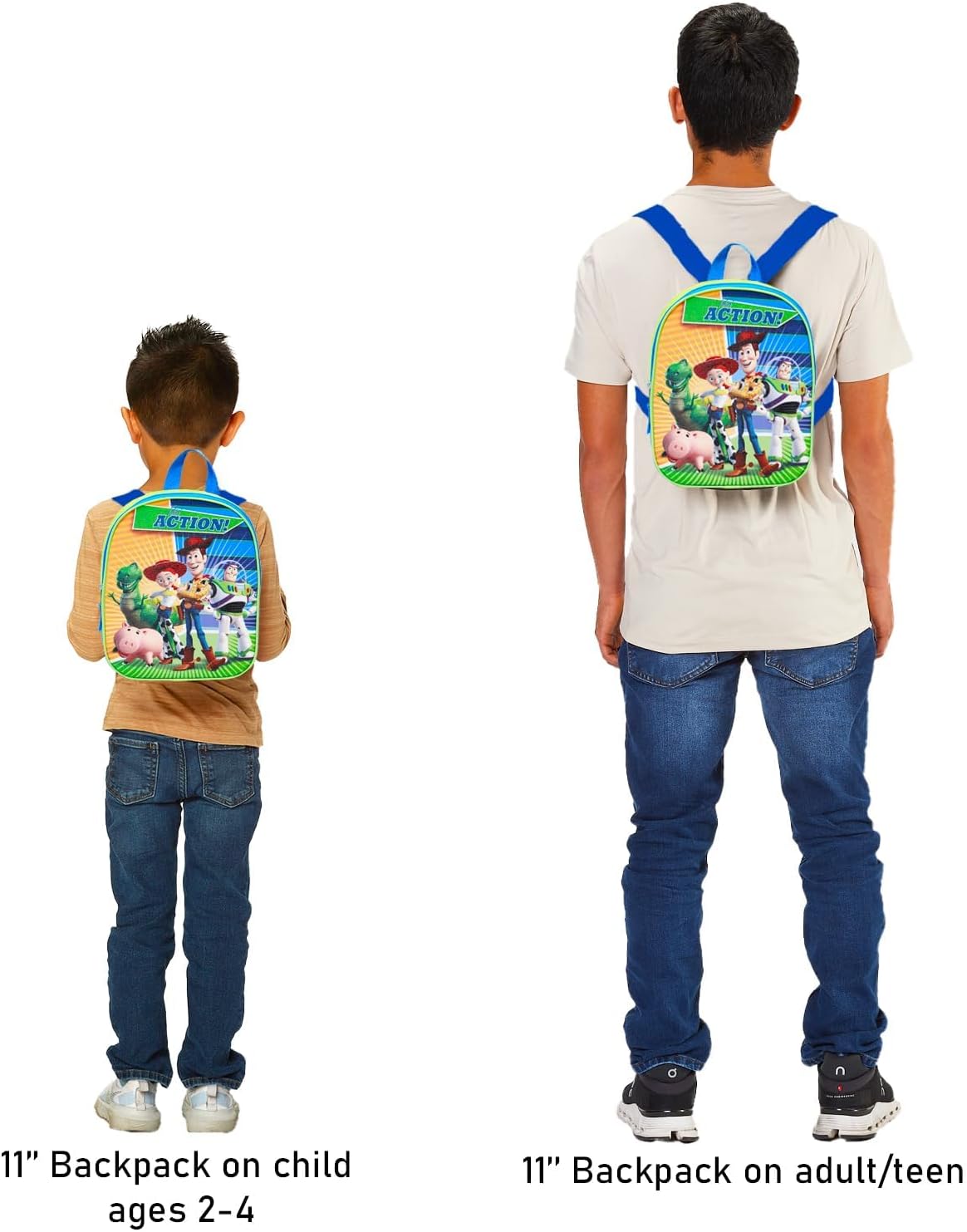 Disney Toy Story Mini Backpack for Kids Bundle - 11" W Adjustable Straps