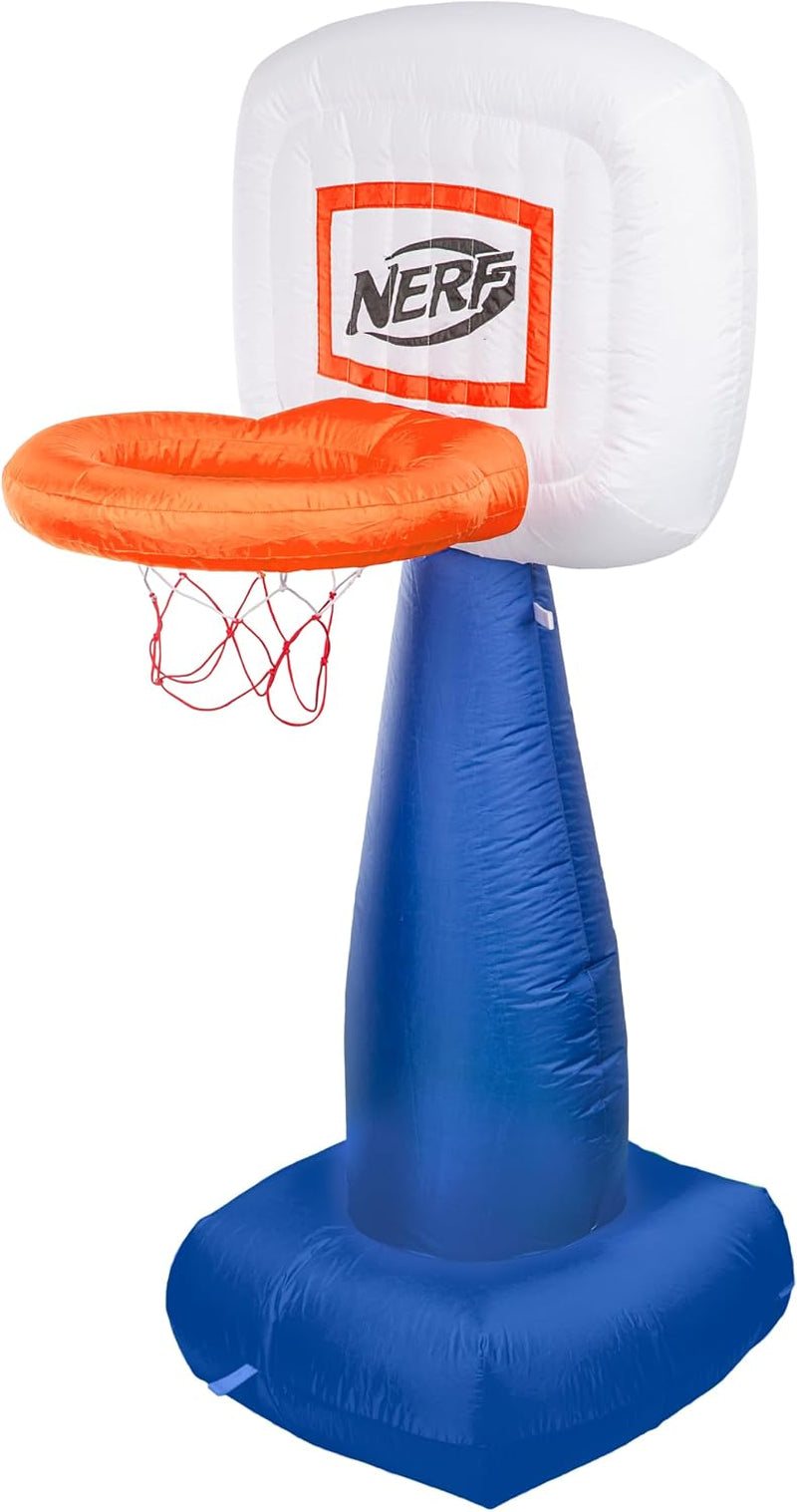 NERF Airhoop Inflatable Basketball Set - 10-Second Setup - 4.5 Ft