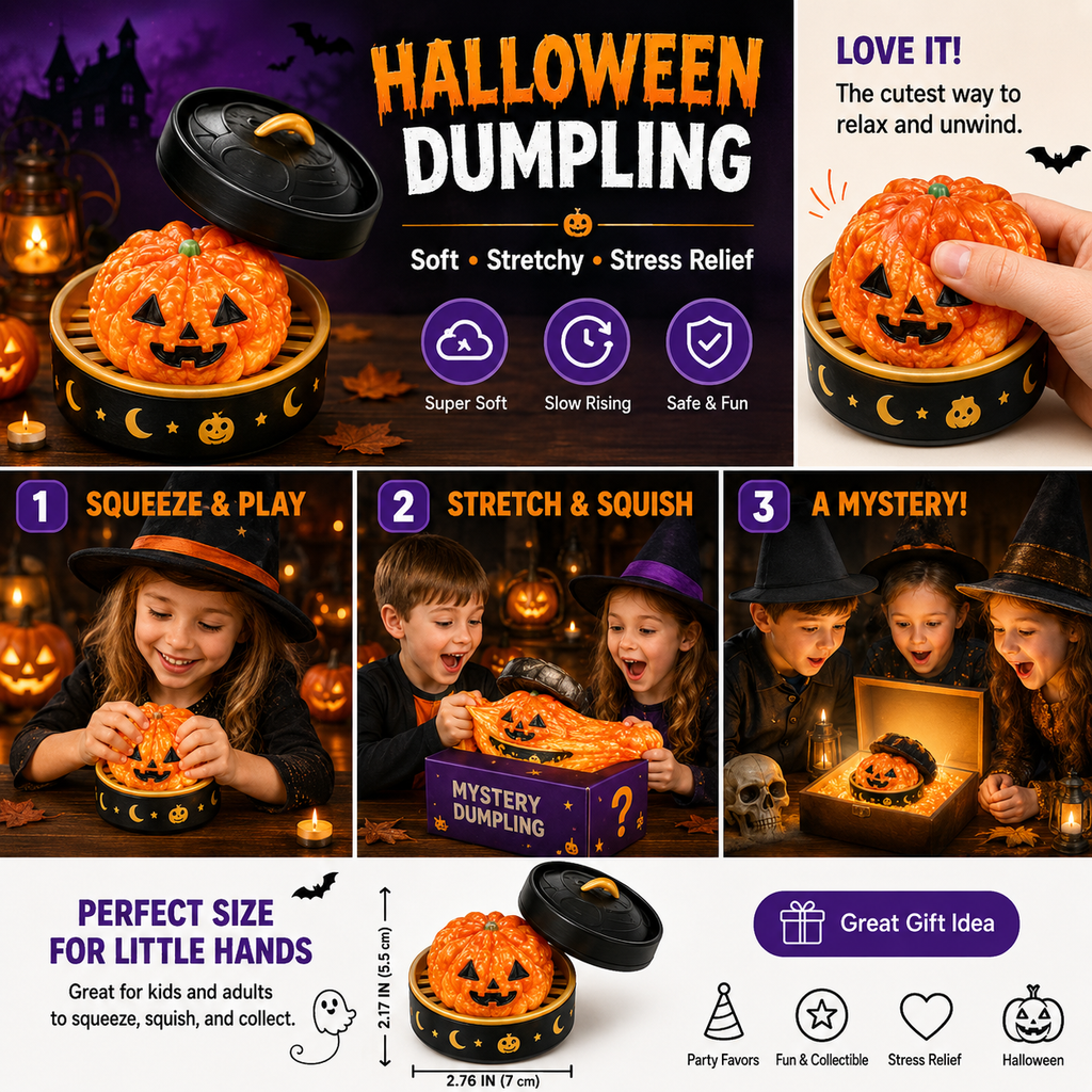 Spooky Dumpling Squishy Mystery Box