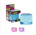 Nee Doh Nice Cube Squish Toy, Ages 3+ (Blue), 1Ct