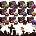 Halloween Spooky Ghost Dumpling Squishies Toys Halloween Ghost Dumpling Squishy Squishy Dumpling Stretchy Clear Gel Dumplings Stress Balls Collectible Blind Box Sensory Toy,4Pc