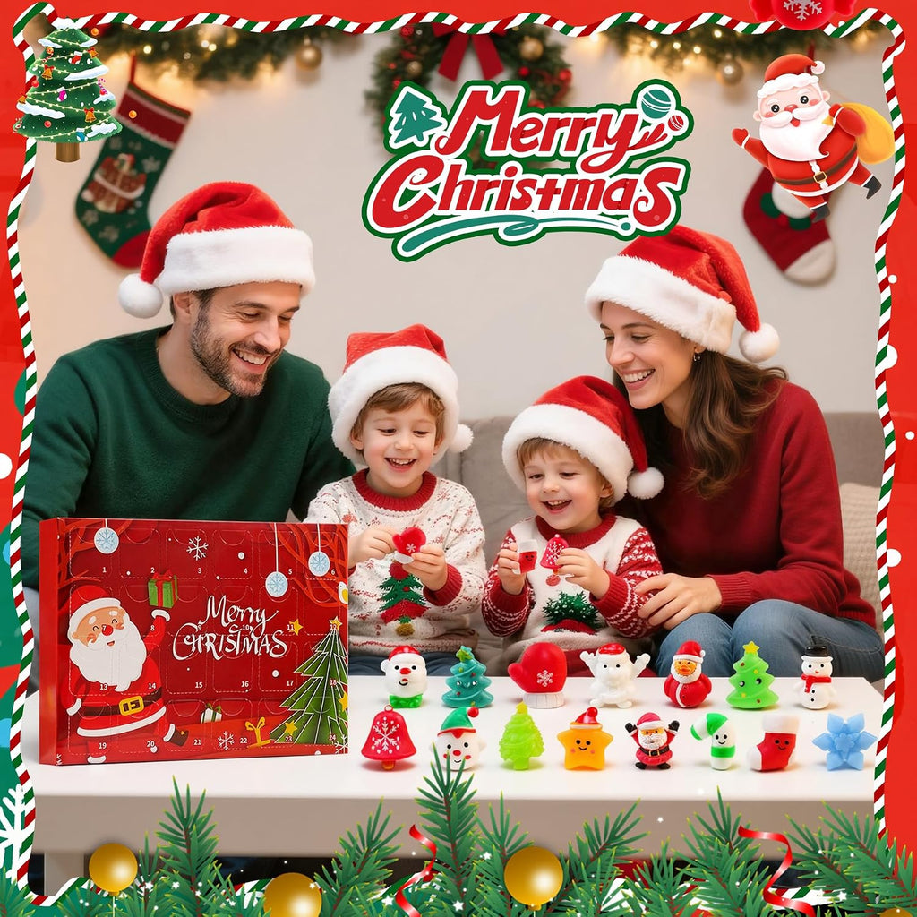 Christmas Advent Calendar 2026 with Mochi Squishy Toys 24 Days