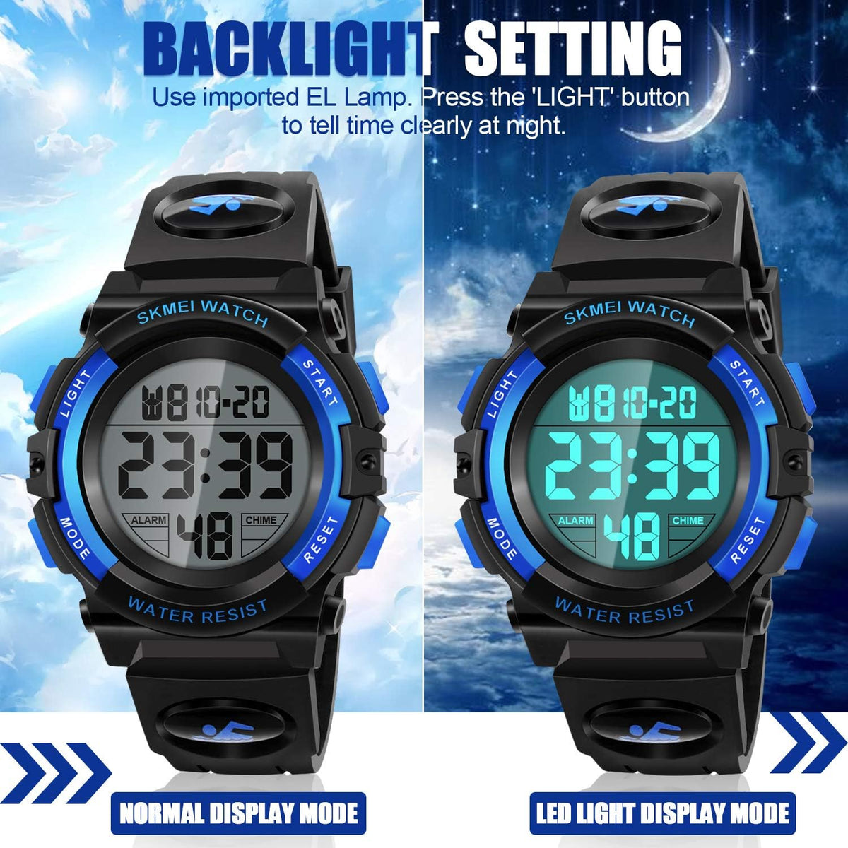 LED Digital Waterproof Watch for Kids - Kids Gifts