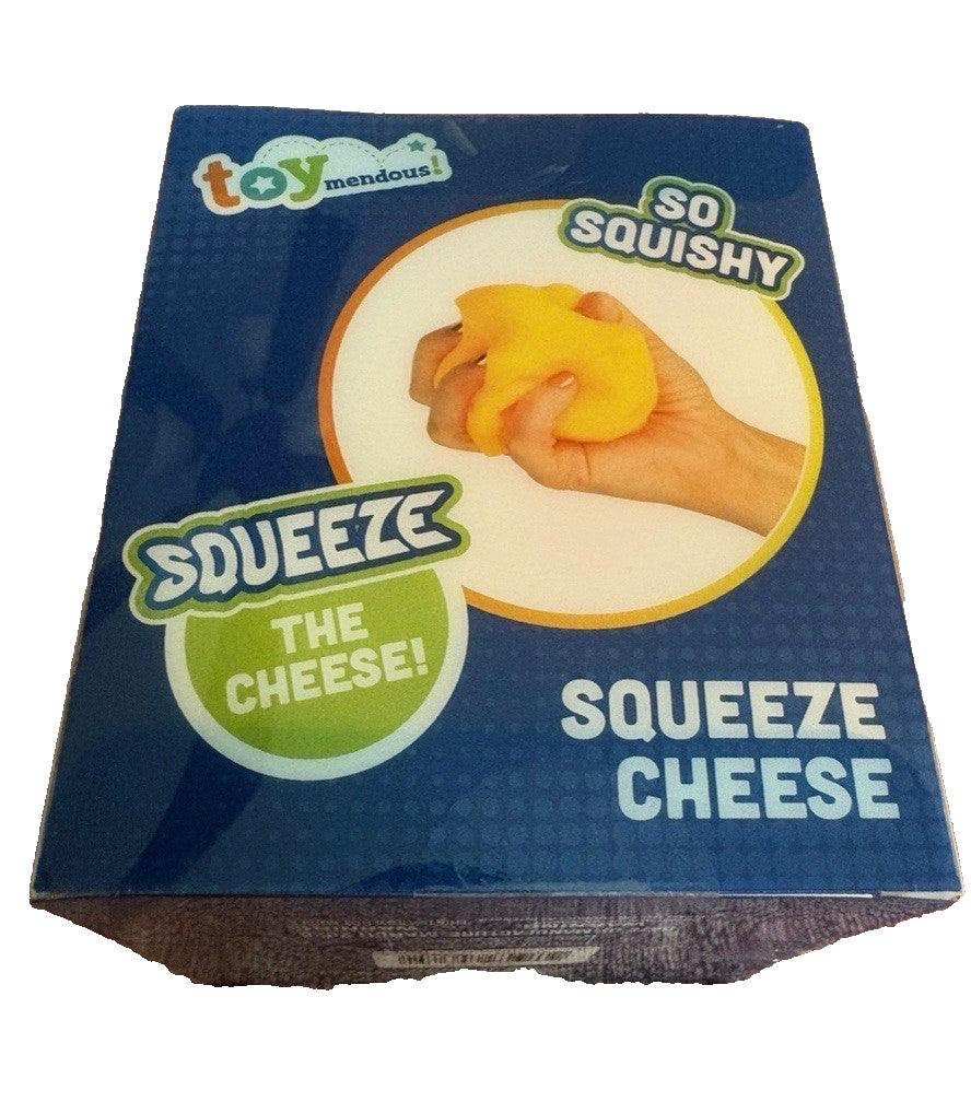 Squeeze Cheese Fidget Squishy Toy by Toymendous Similar to Sunny Days New in Box